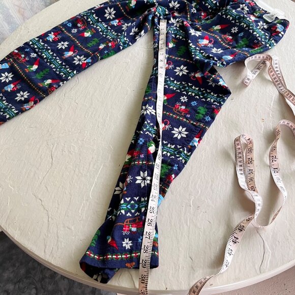 Hanna Andersson Gnome Sweet Gnome 100% Cotton Flannel Pajama Unisex Set Size M - Picture 13 of 13